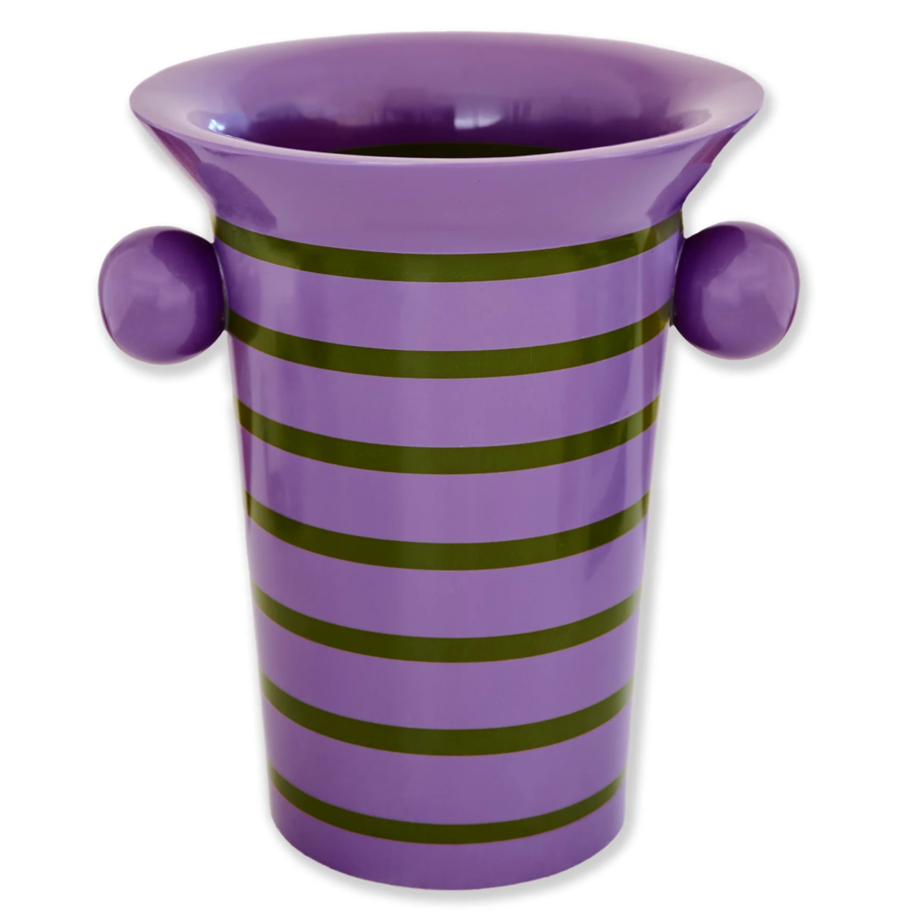 KIP & CO WISTERIA LANE STRIPE RESIN ICE BUCKET