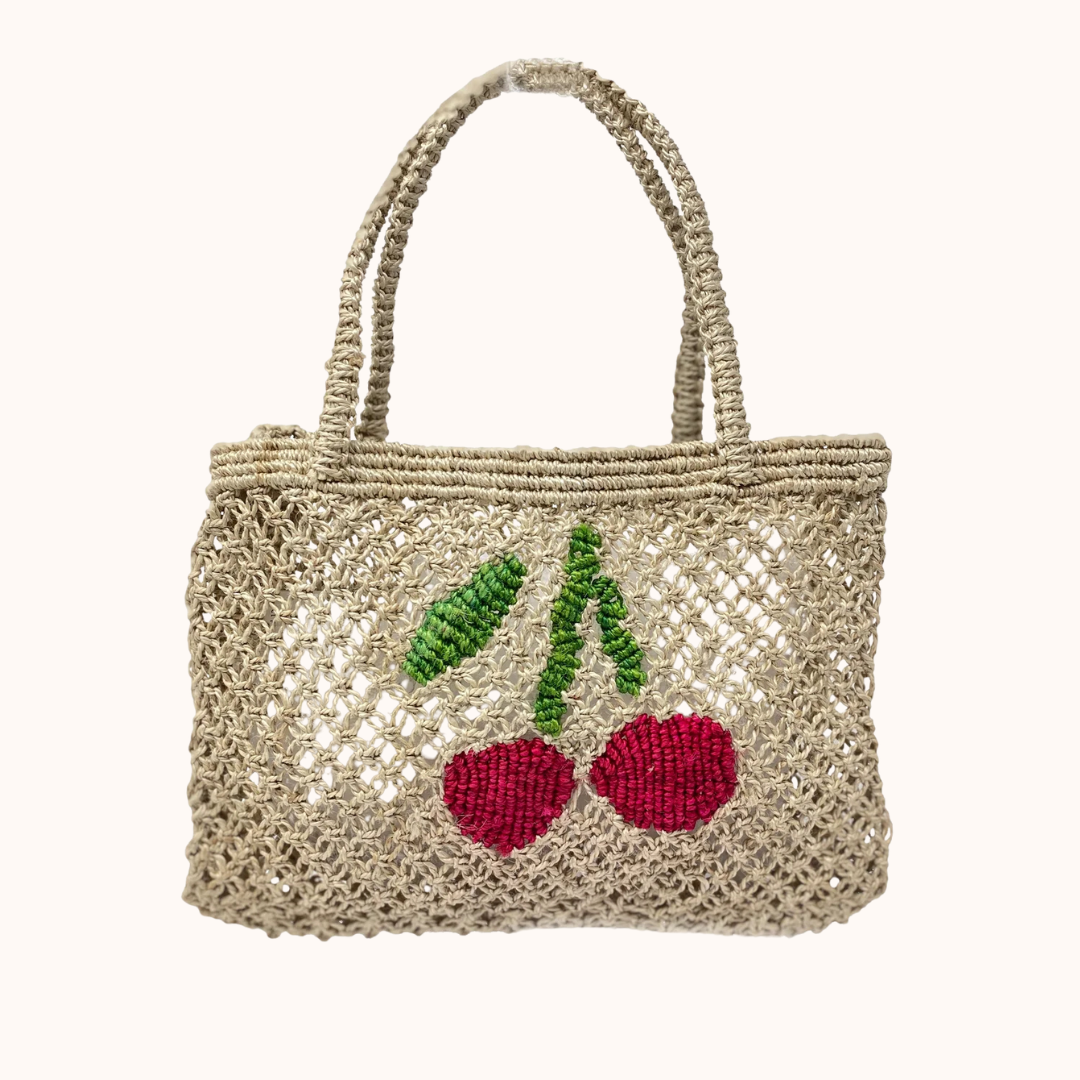 THE JACKSONS TRACY BAG: CHERRY / NATURAL