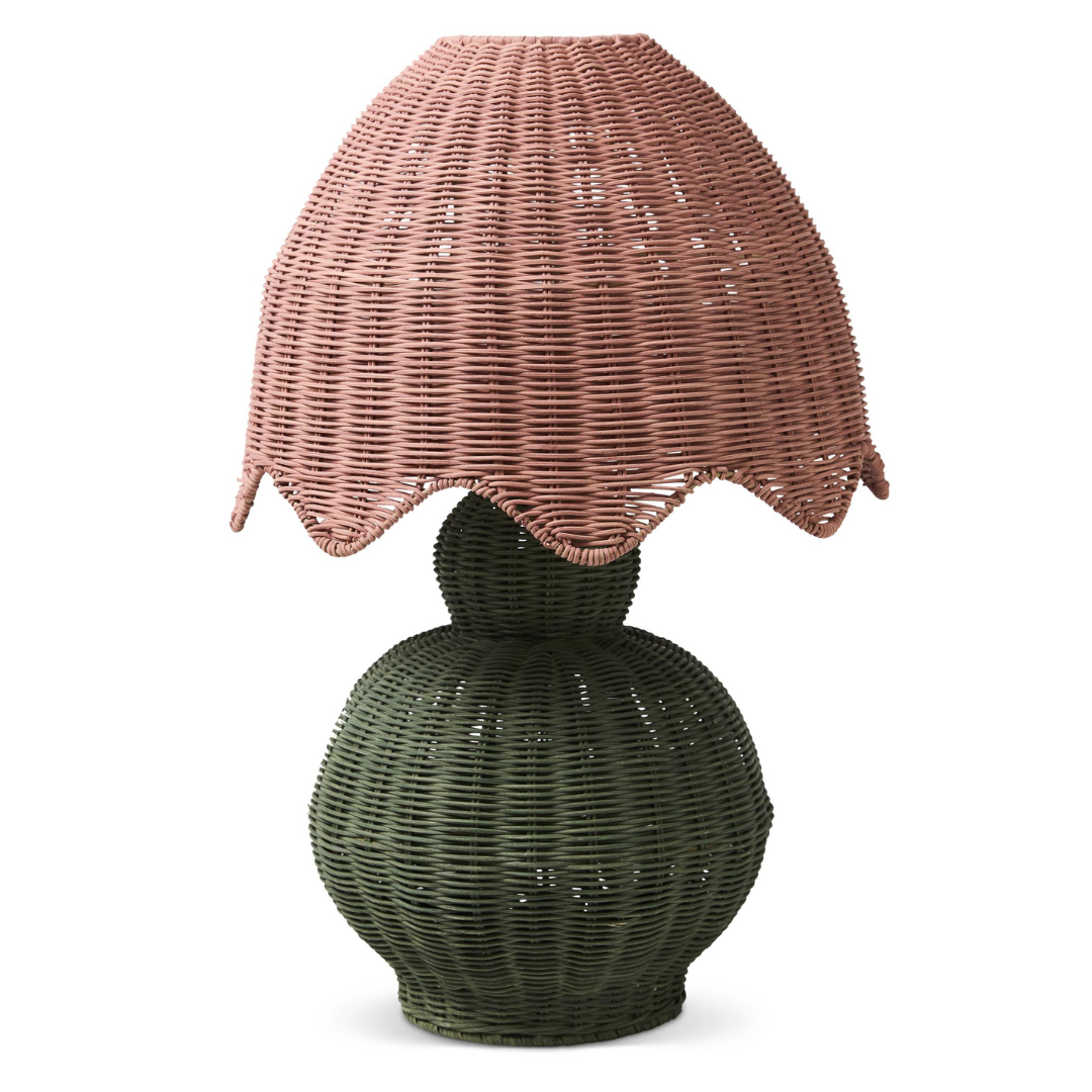 KIP & CO PORTOFINO RATTAN LAMP