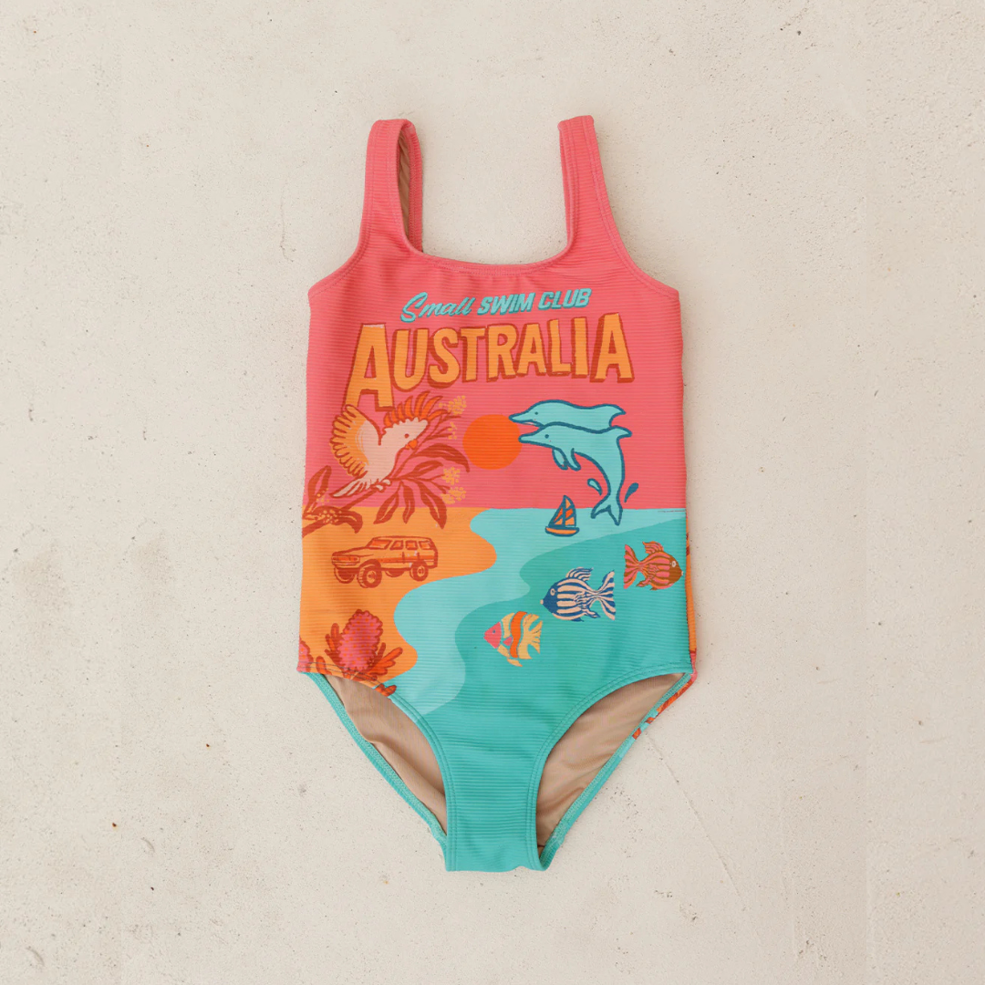 SMALL SWIM CLUB AUSTRALIA TRAVEL ONEPIECE