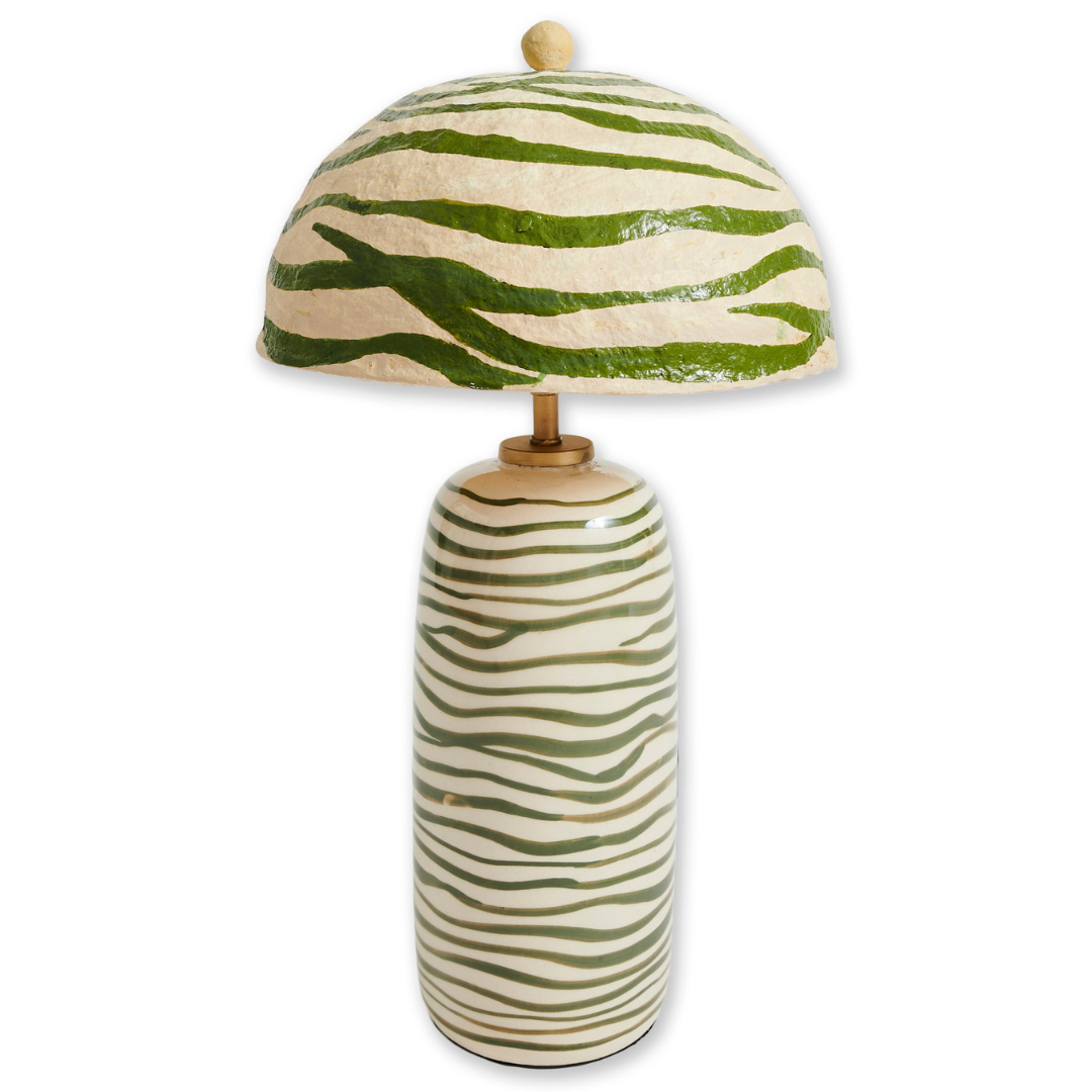 KIP & CO PINE RIPPLE CERAMIC LAMP