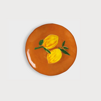 KLEVERING LEMON PLATE: TERRACOTTA