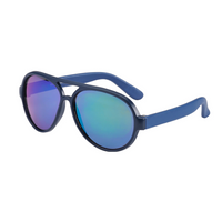 FRANKIE RAY BABY SUNGLASSES: PILOT / MATTE BLUE