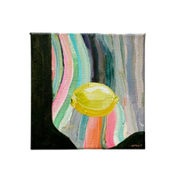 ANNIE EVERINGHAM 'LEMON ON CLOTH (DIPTYCH)'