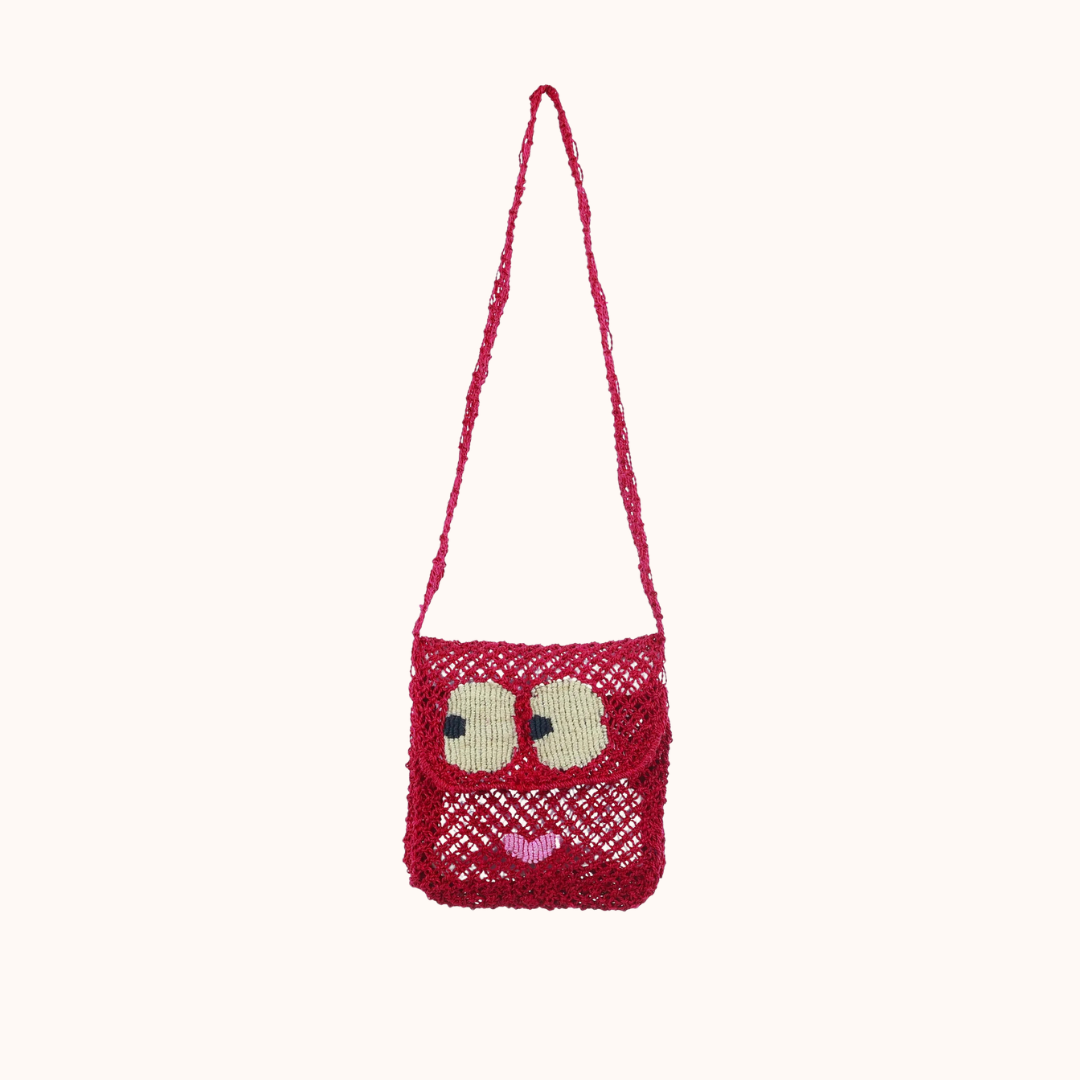 THE JACKSONS LOLA BAG: BIG EYES SWEETHEART / RASPBERRY