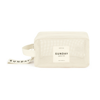 SUNDAY SUPPLY CO MESH ACCESSORIES POUCH: DUNE