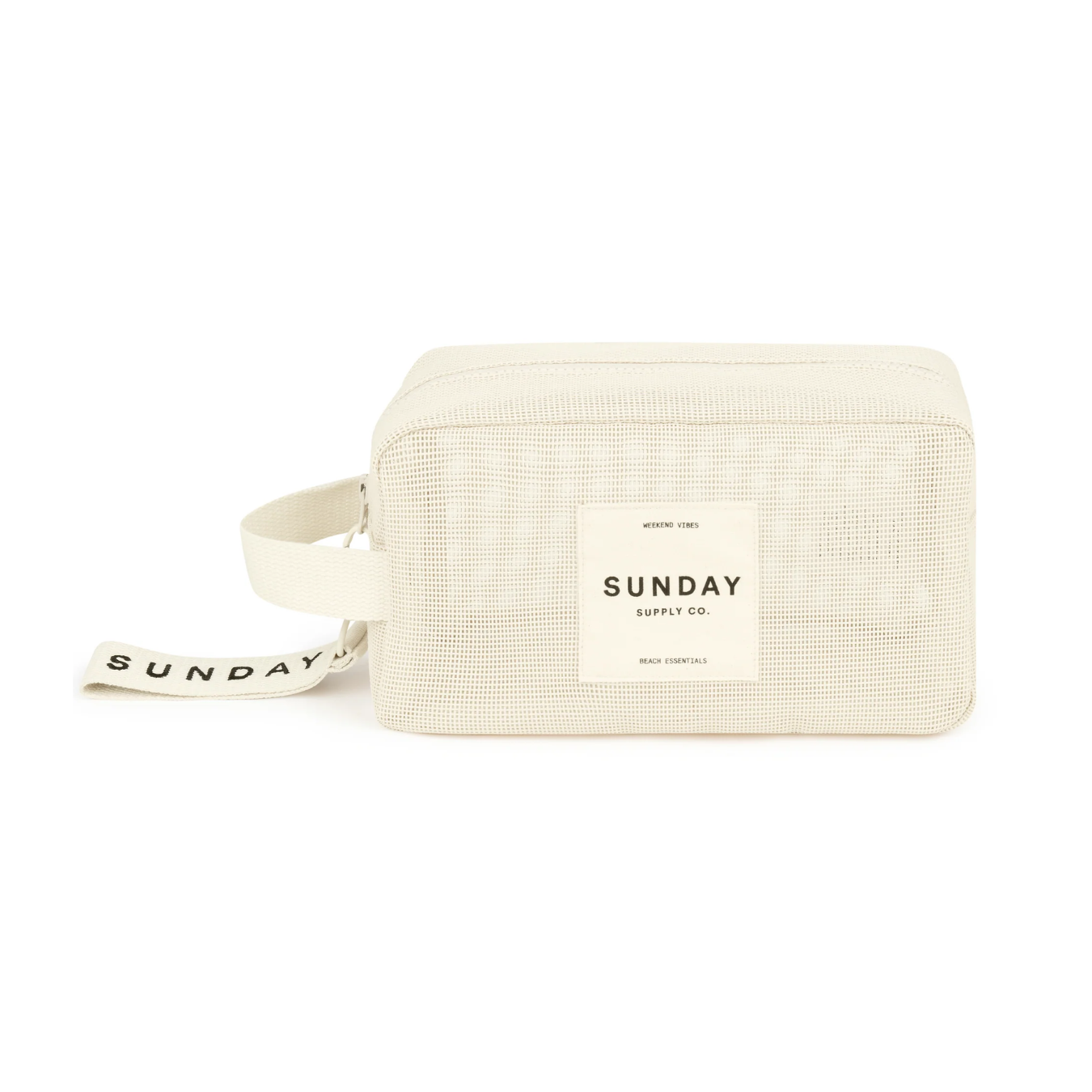 SUNDAY SUPPLY CO MESH ACCESSORIES POUCH: DUNE