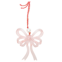 BOW HANGING DECORATION: PINK