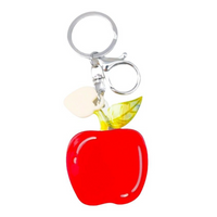 IRIS APPLE KEYRING: RED