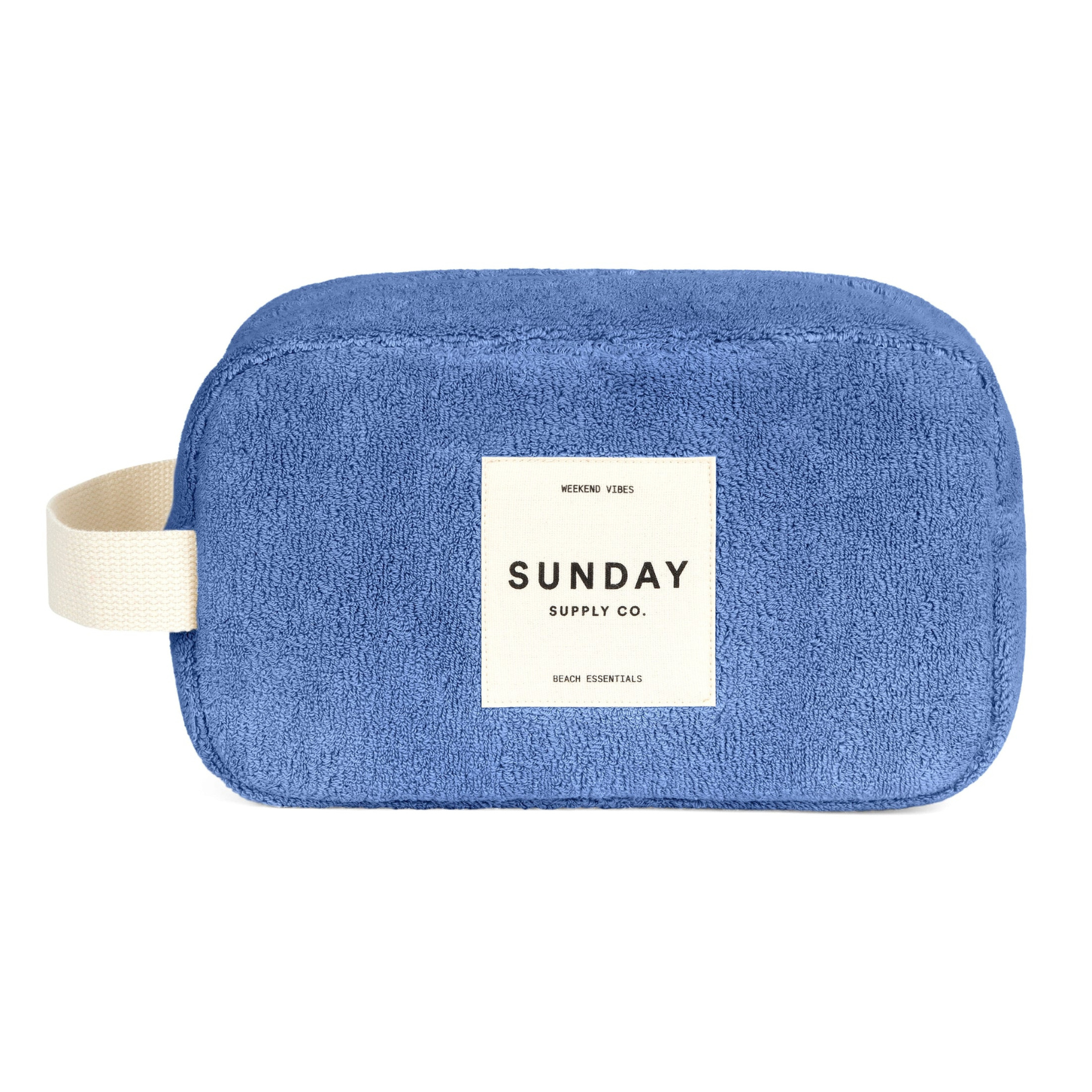 SUNDAY SUPPLY CO TOWELLING ACCESSORIES POUCH: PACIFIC