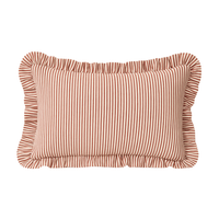 BONNY COTTON CUSHION: RUSSET/IVORY