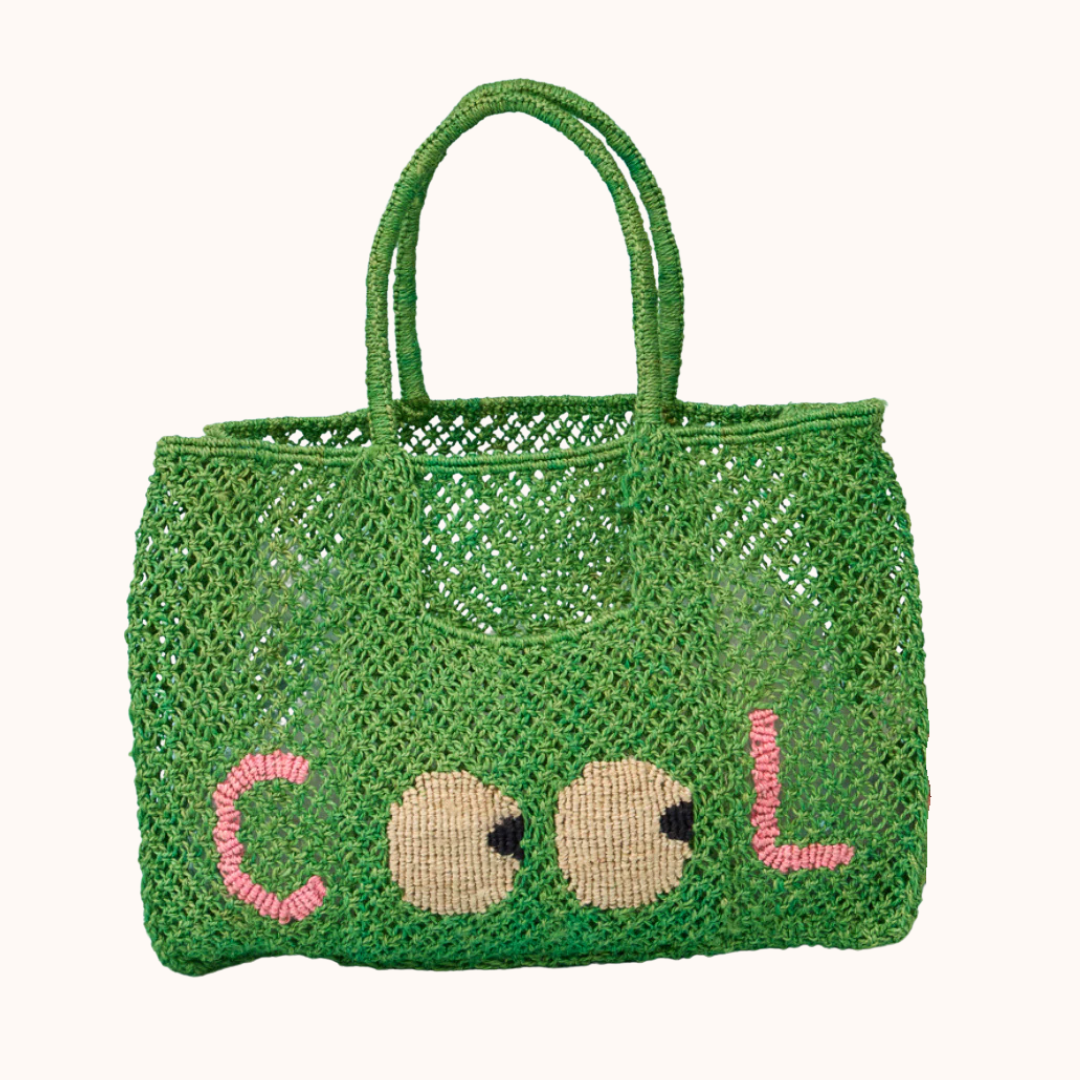 THE JACKSONS FLORENCE BAG: COOL BIG EYES / NEW GREEN