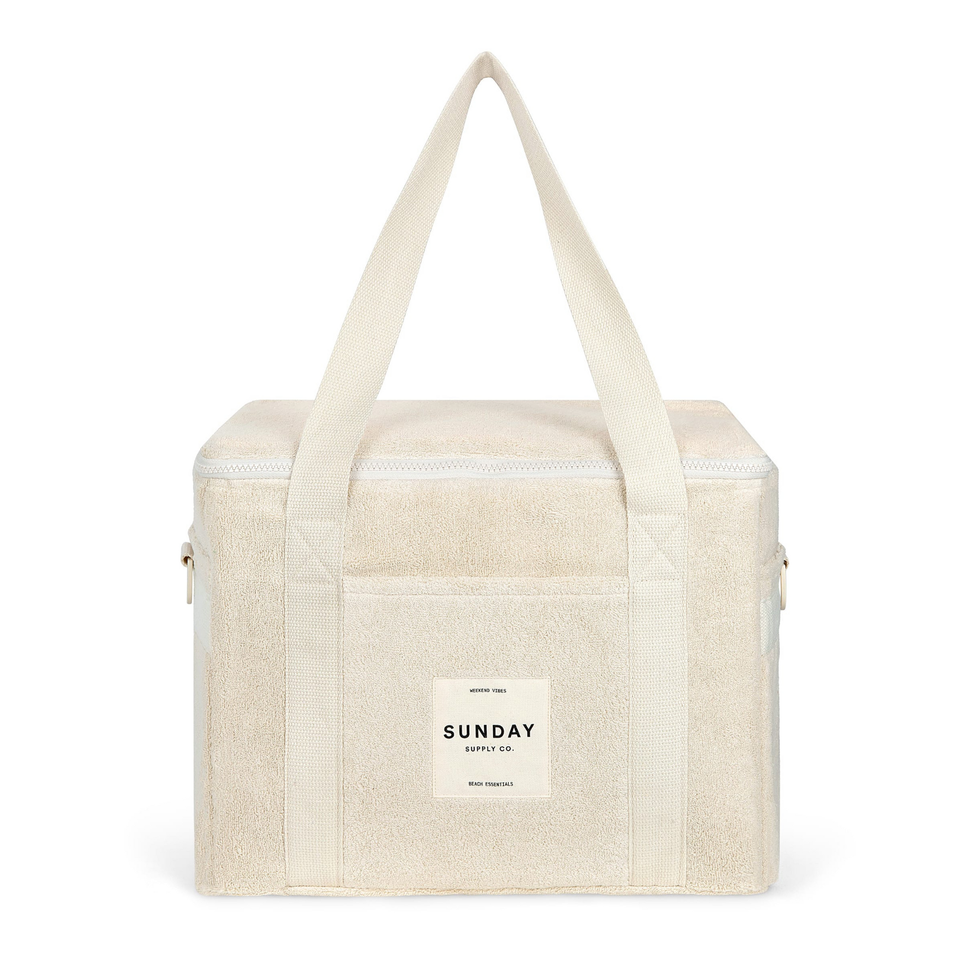 SUNDAY SUPPLY CO TOWELLING COOLER BAG: DUNES