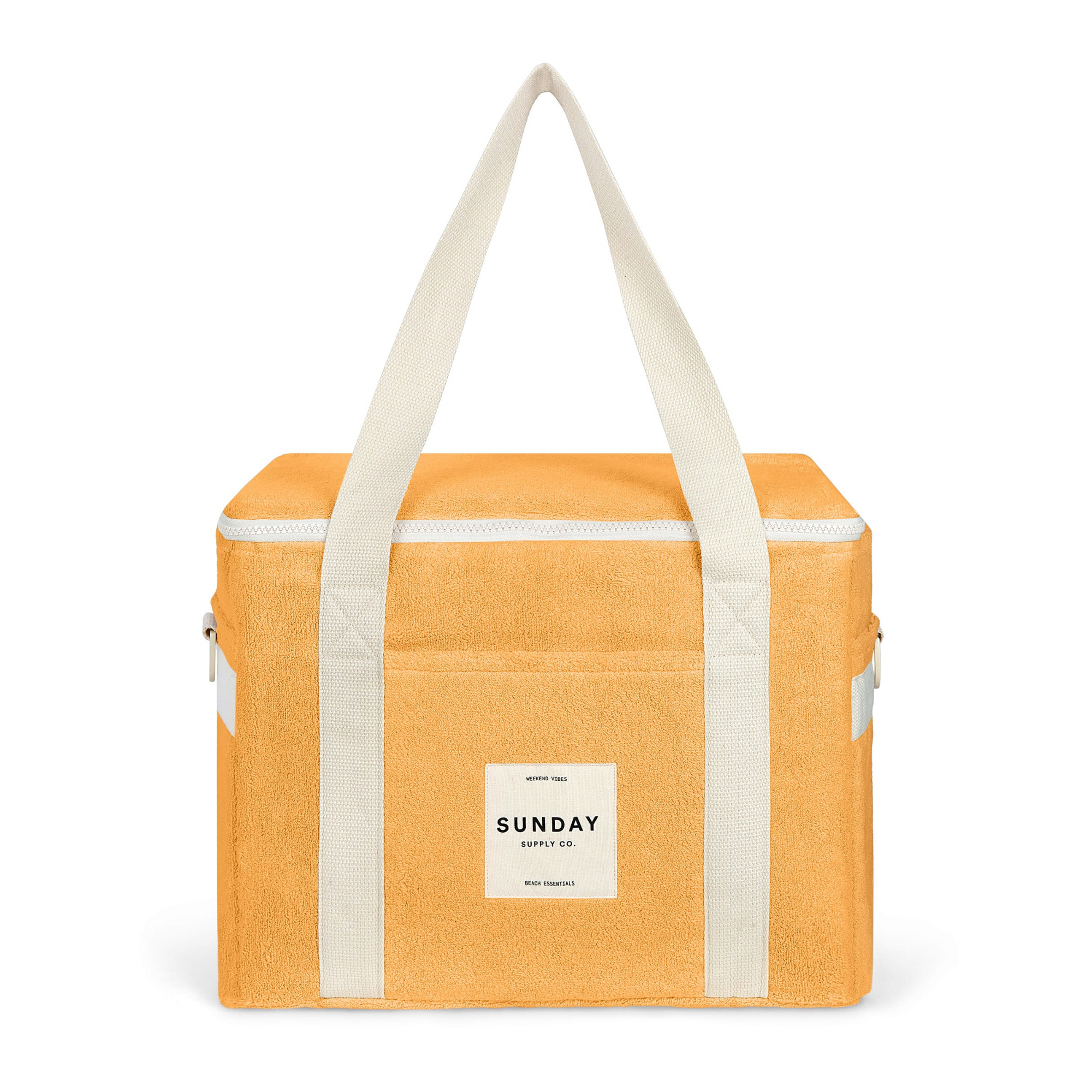 SUNDAY SUPPLY CO TOWELLING COOLER BAG: GOLDEN