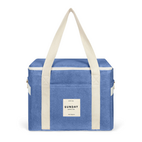 SUNDAY SUPPLY CO TOWELLING COOLER BAG: PACIFIC