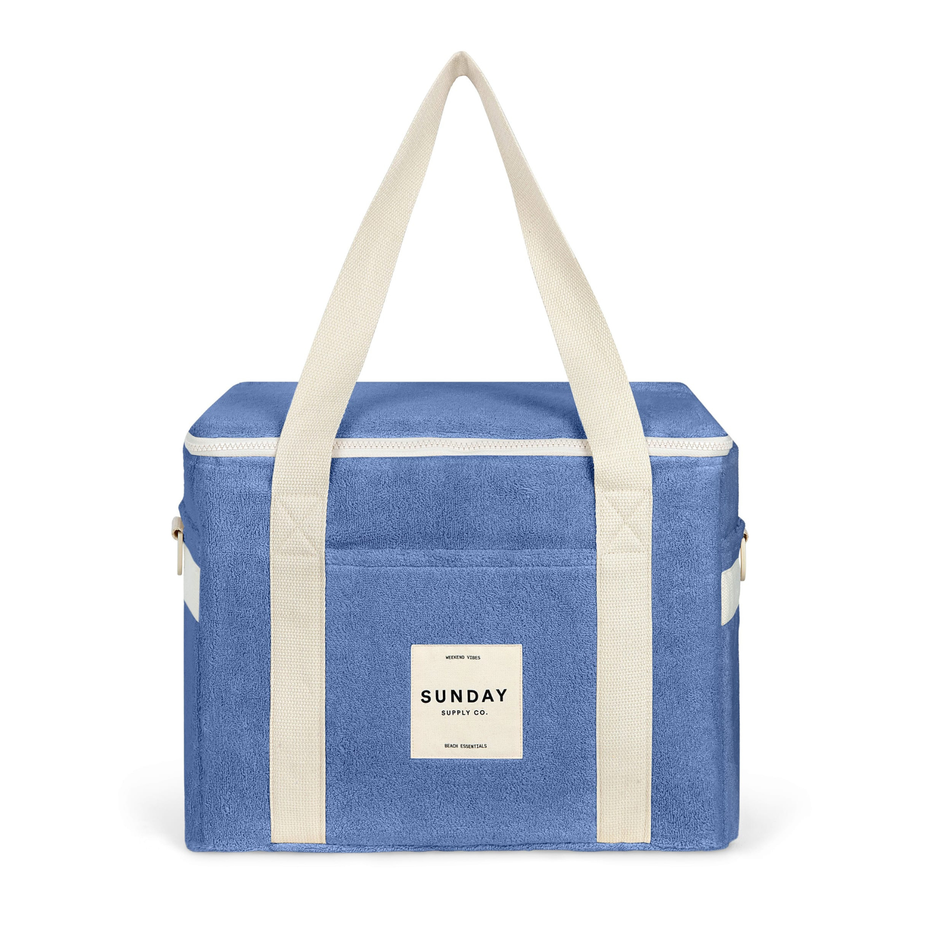 SUNDAY SUPPLY CO TOWELLING COOLER BAG: PACIFIC