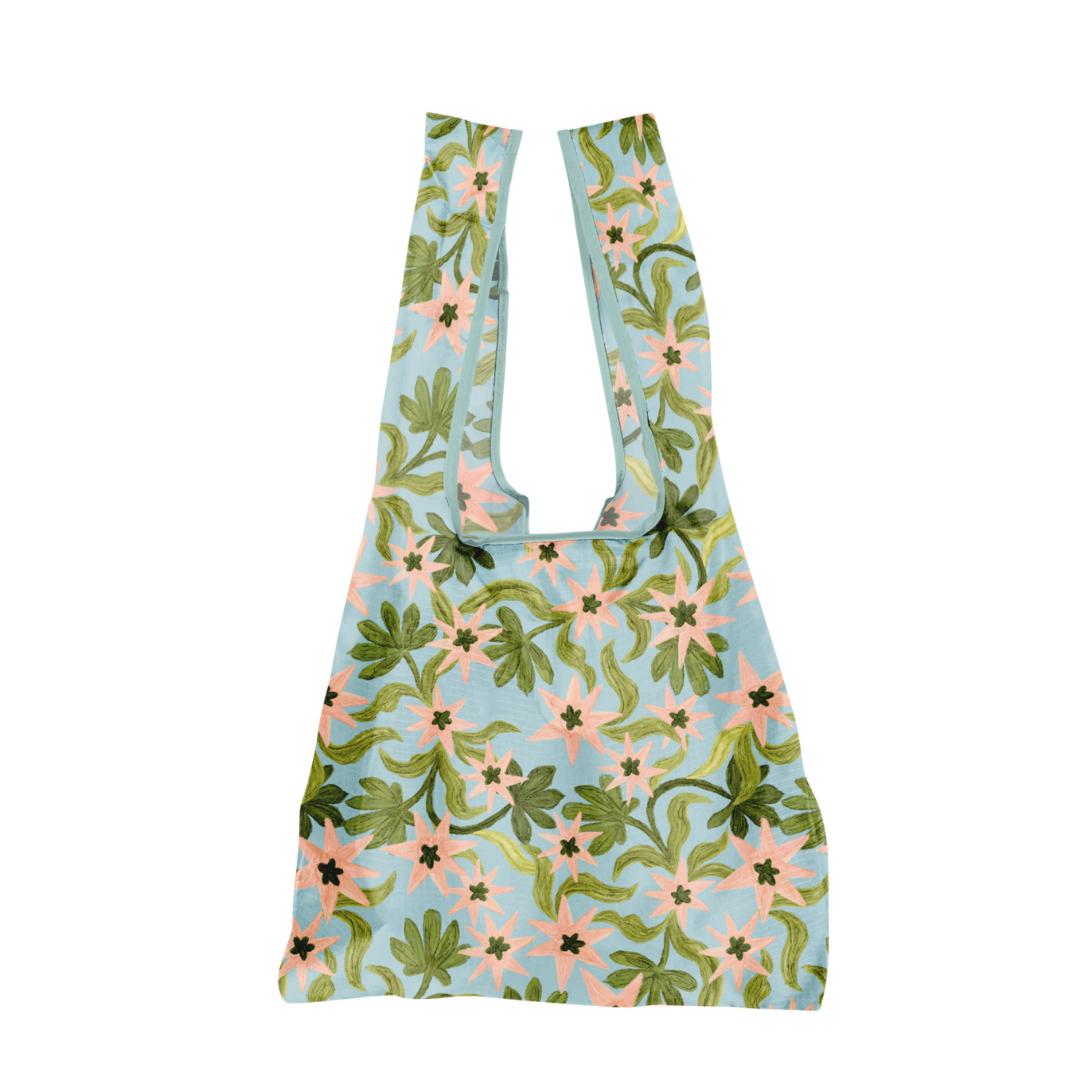 THE SOMEWHERE CO REUSABLE SHOPPING BAG: SEAFLOWER