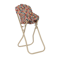 KONGES SLOJD DOLL HIGH CHAIR: COEUR BISOUS