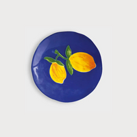 KLEVERING LEMON PLATE: NAVY