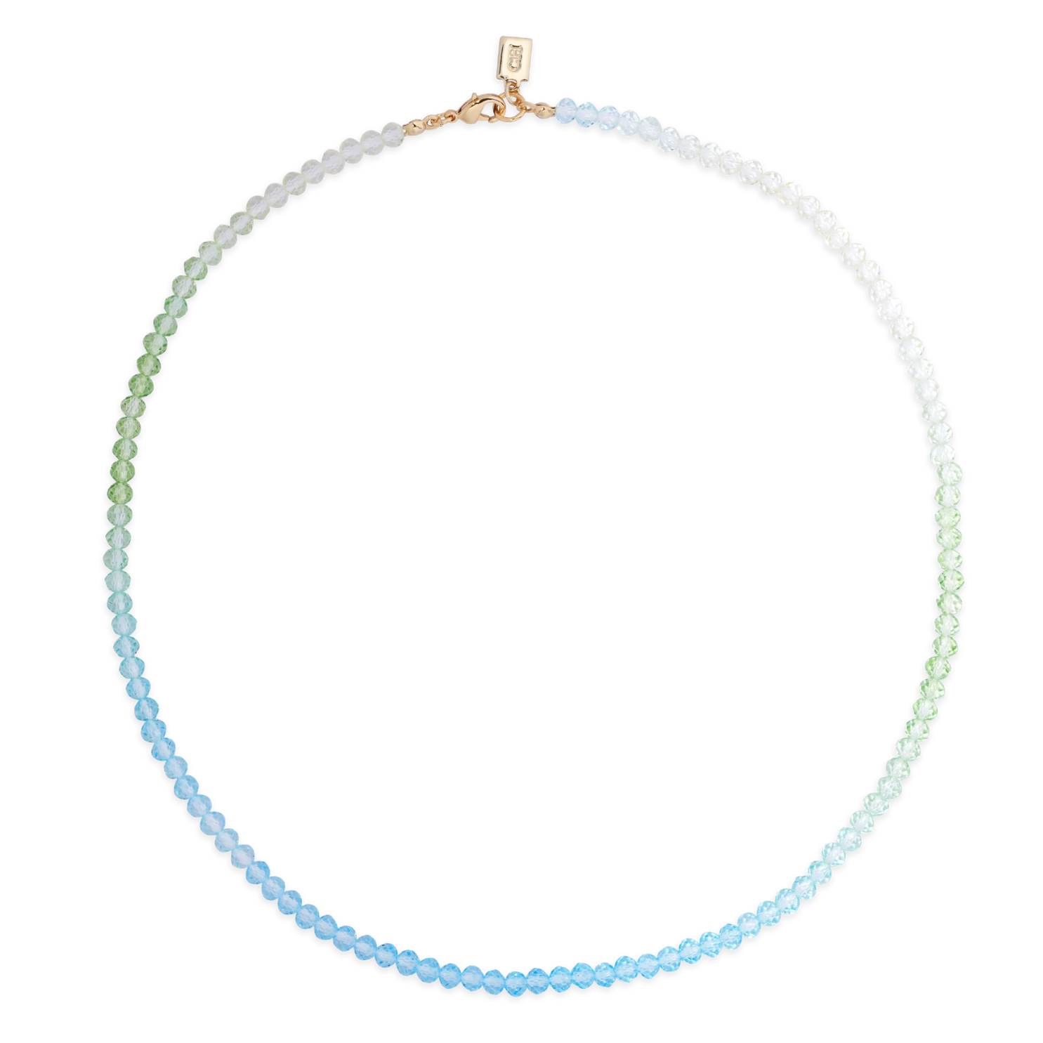 CRYSTAL HAZE CANDY FLOSS NECKLACE: BLUE MINT