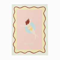 BEWDY COTTON TEA TOWEL: PINK