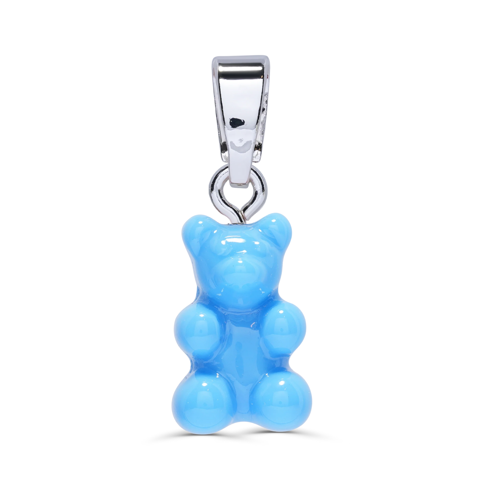 CRYSTAL HAZE NOSTALGIA BEAR: SKY BLUE / SILVER PLATED