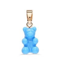 CRYSTAL HAZE NOSTALGIA BEAR: SKY BLUE / GOLD PLATED