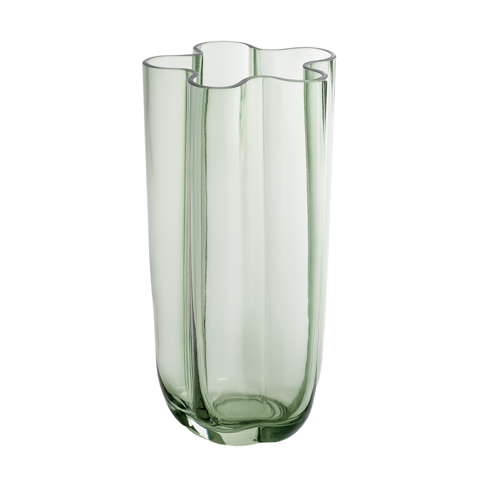 MIRANDA GLASS VASE: MINT / LRG