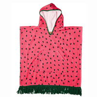 KIP & CO TERRY PONCHO: MELON