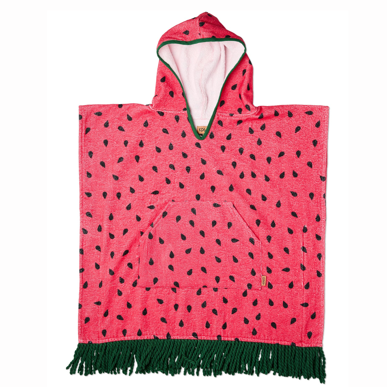 KIP & CO TERRY PONCHO: MELON