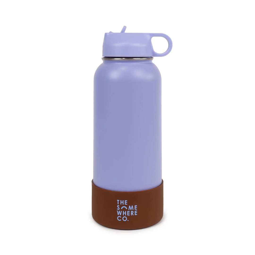 THE SOMEWHERE CO WATER BOTTLE: 1L/ MOONDUST