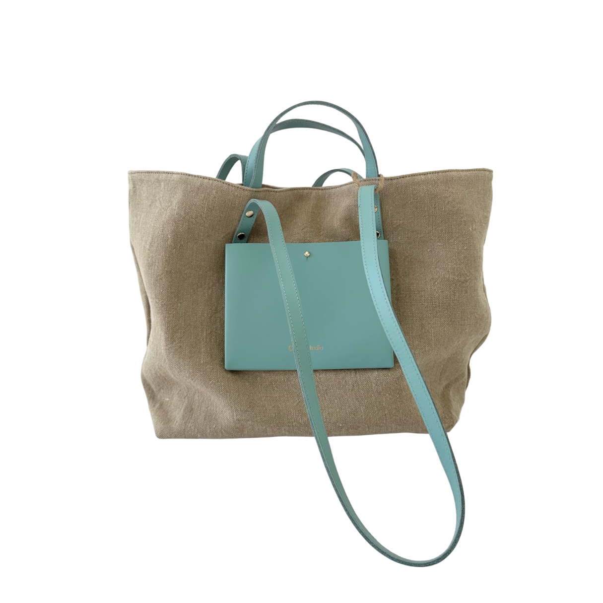 CRAIE STUDIO CUBE TOTE: GLACIER