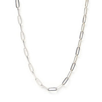 ARMS OF EVE VALENCIA SILVER STACKING CHAIN: SHORT