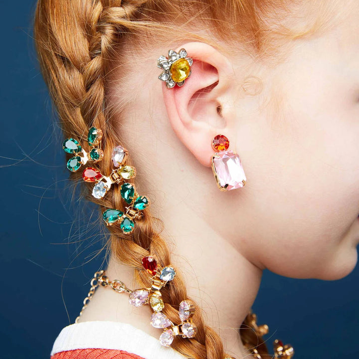 SUPER SMALLS DINNER &amp; A MOVIE CLIP-ON EARRING SET