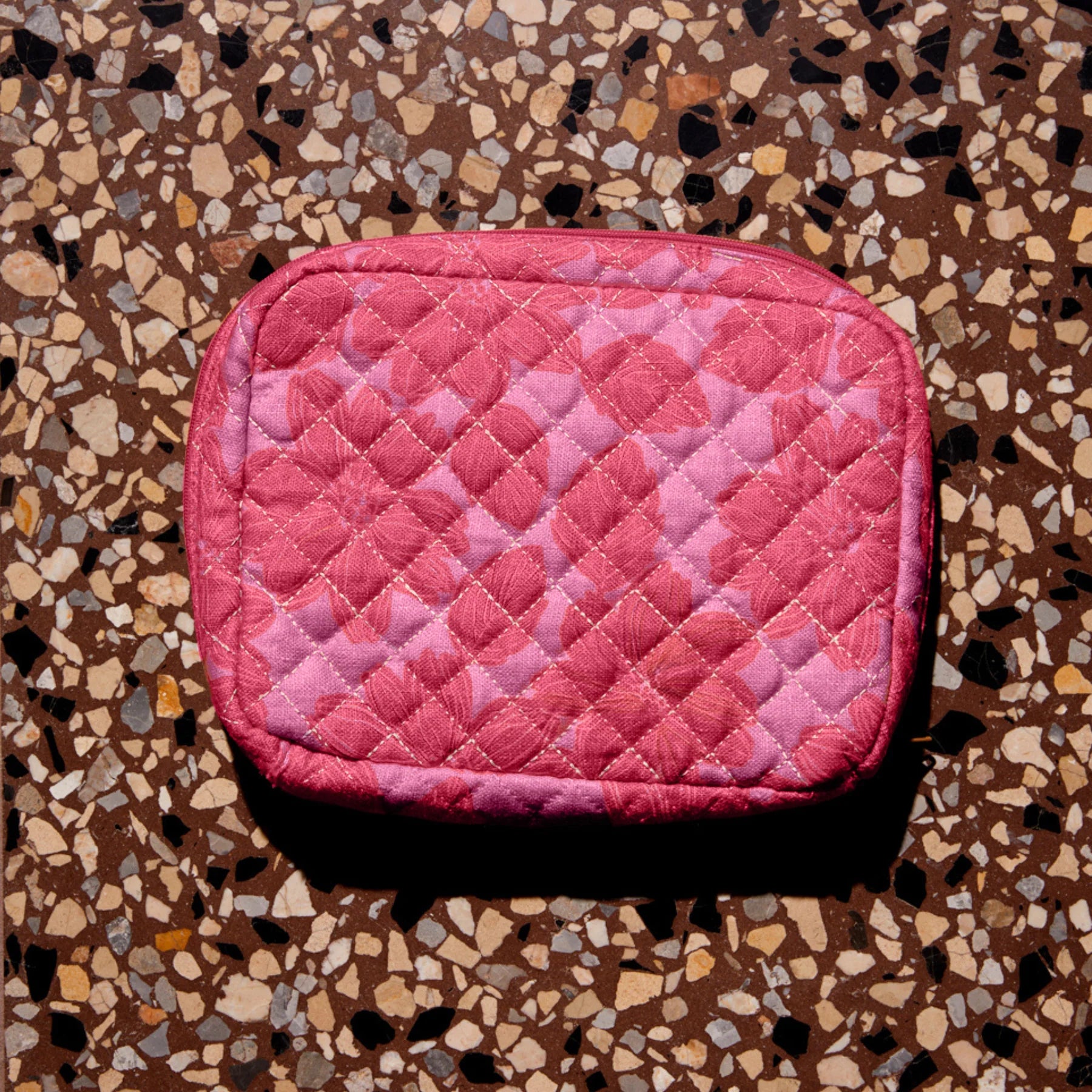 BONNIE AND NEIL MARGOT WASH BAG: LRG/ ROSE