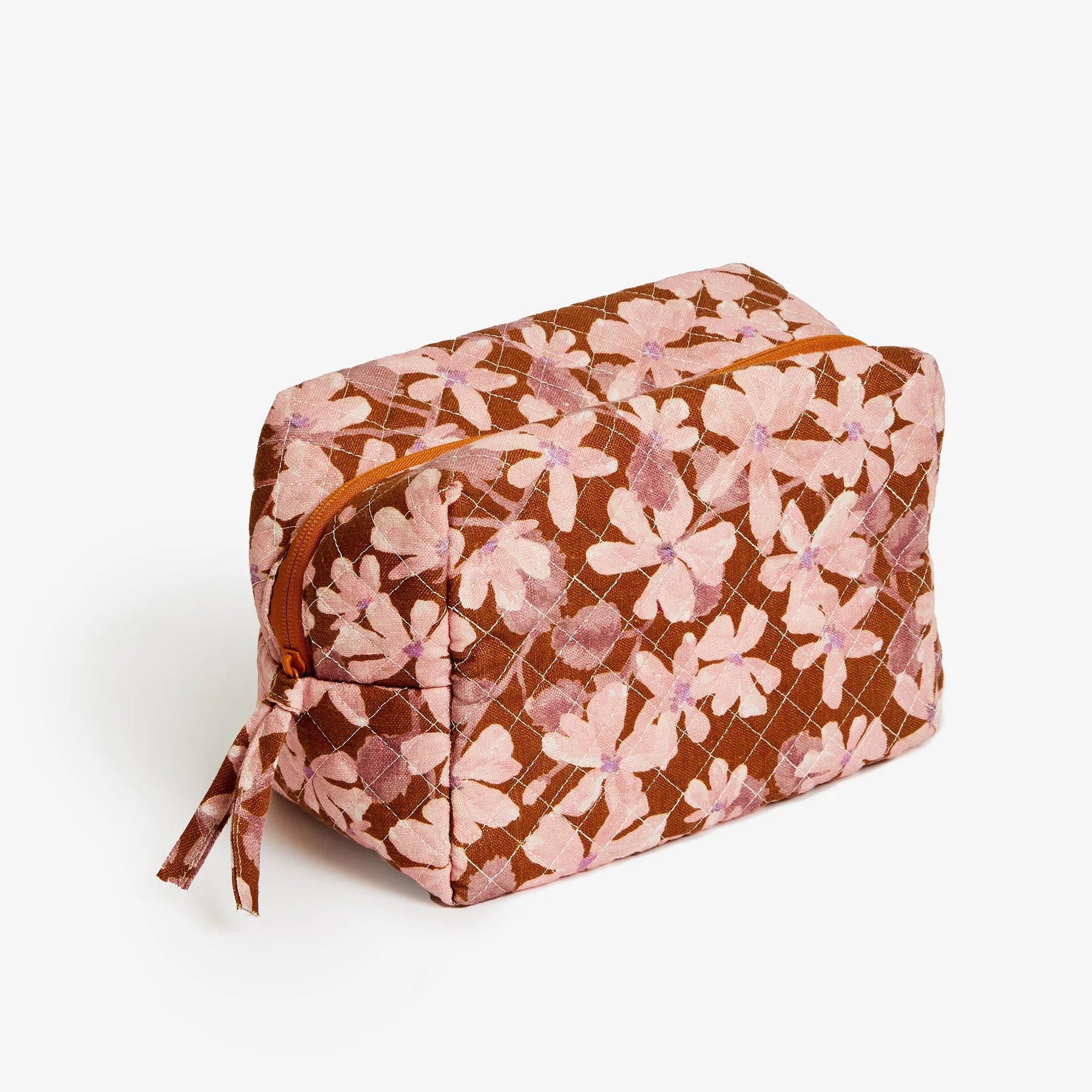 BONNIE AND NEIL MEDIUM TOILETRY BAG: VIOLET TAN