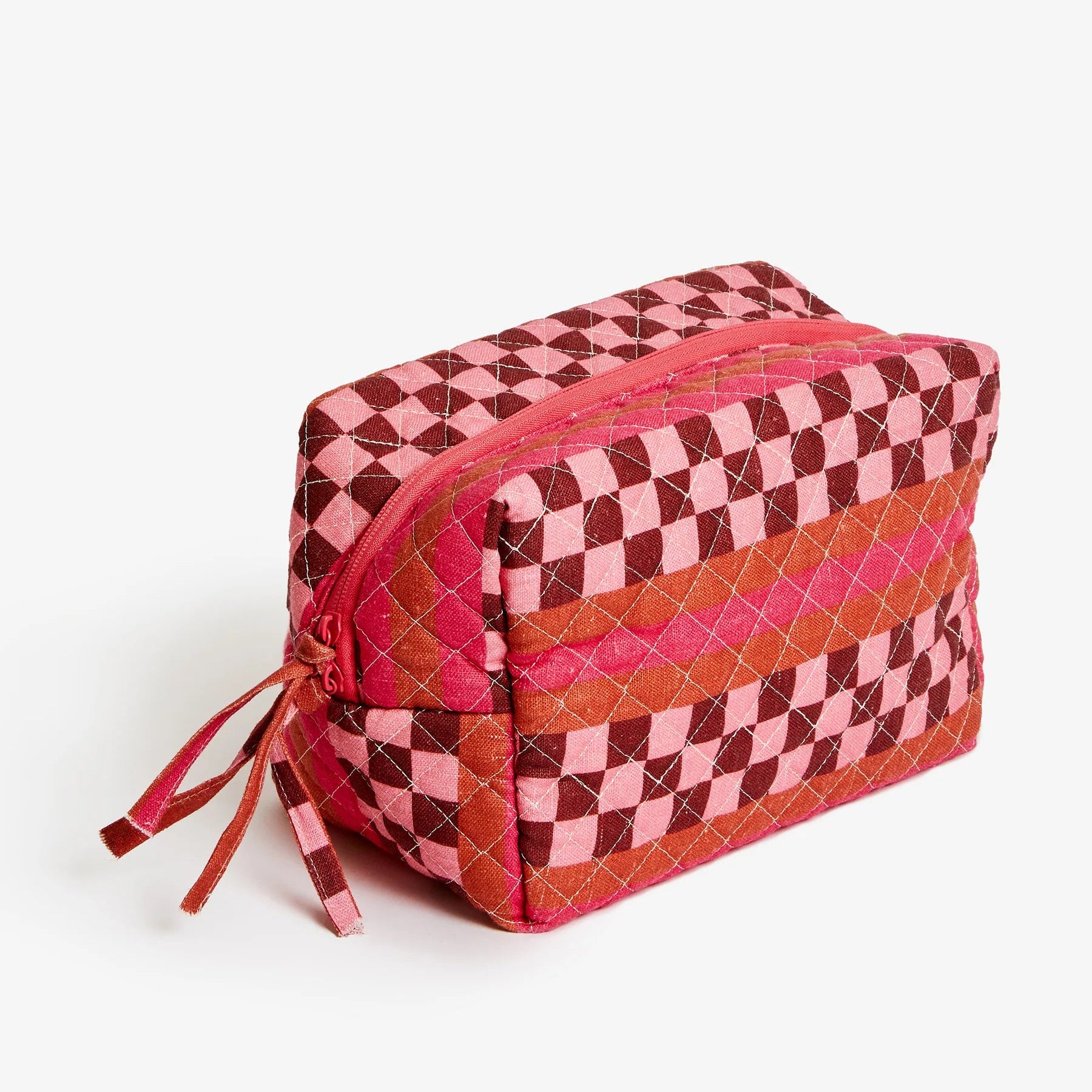 BONNIE AND NEIL MEDIUM TOILETRY BAG: MARCO TILE PINK