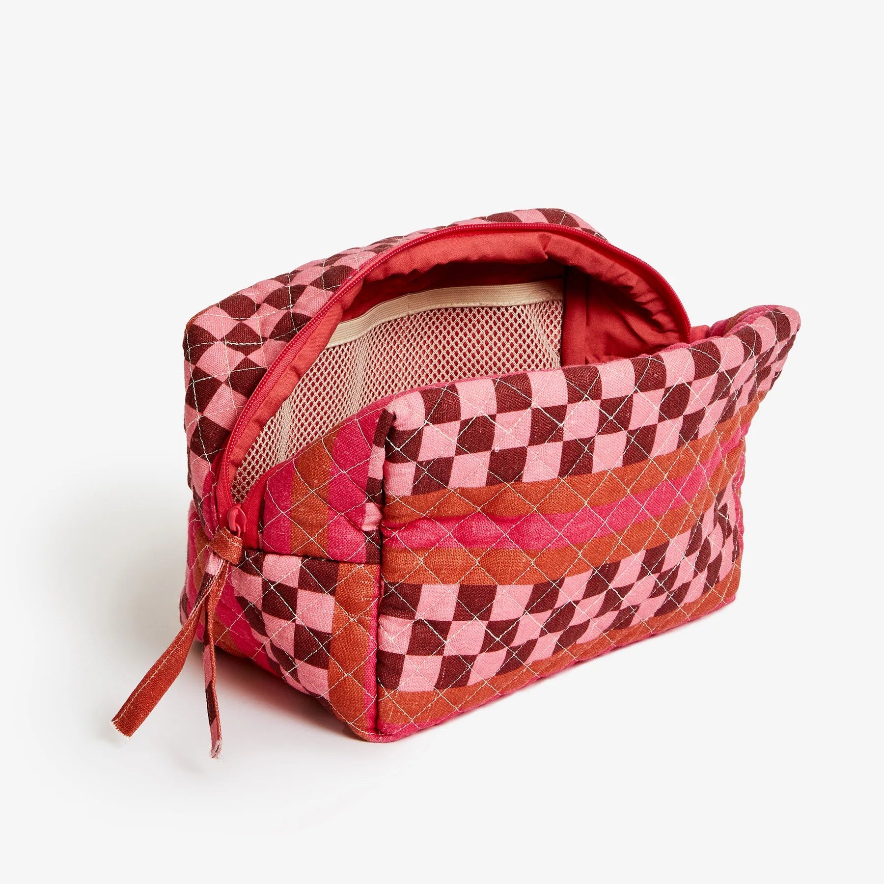 BONNIE AND NEIL MEDIUM TOILETRY BAG: MARCO TILE PINK
