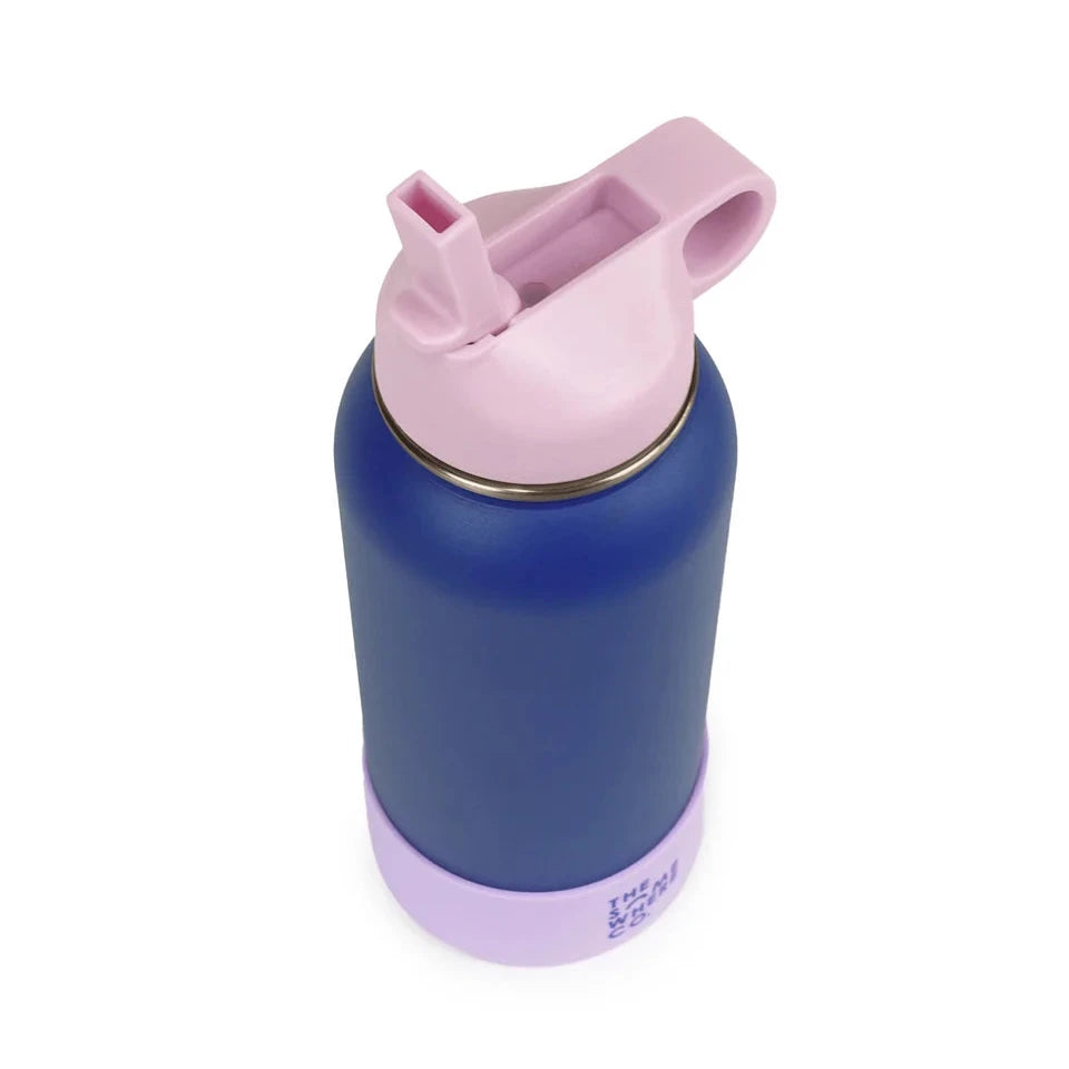 THE SOMEWHERE CO WATER BOTTLE: 1L/ INDIGO