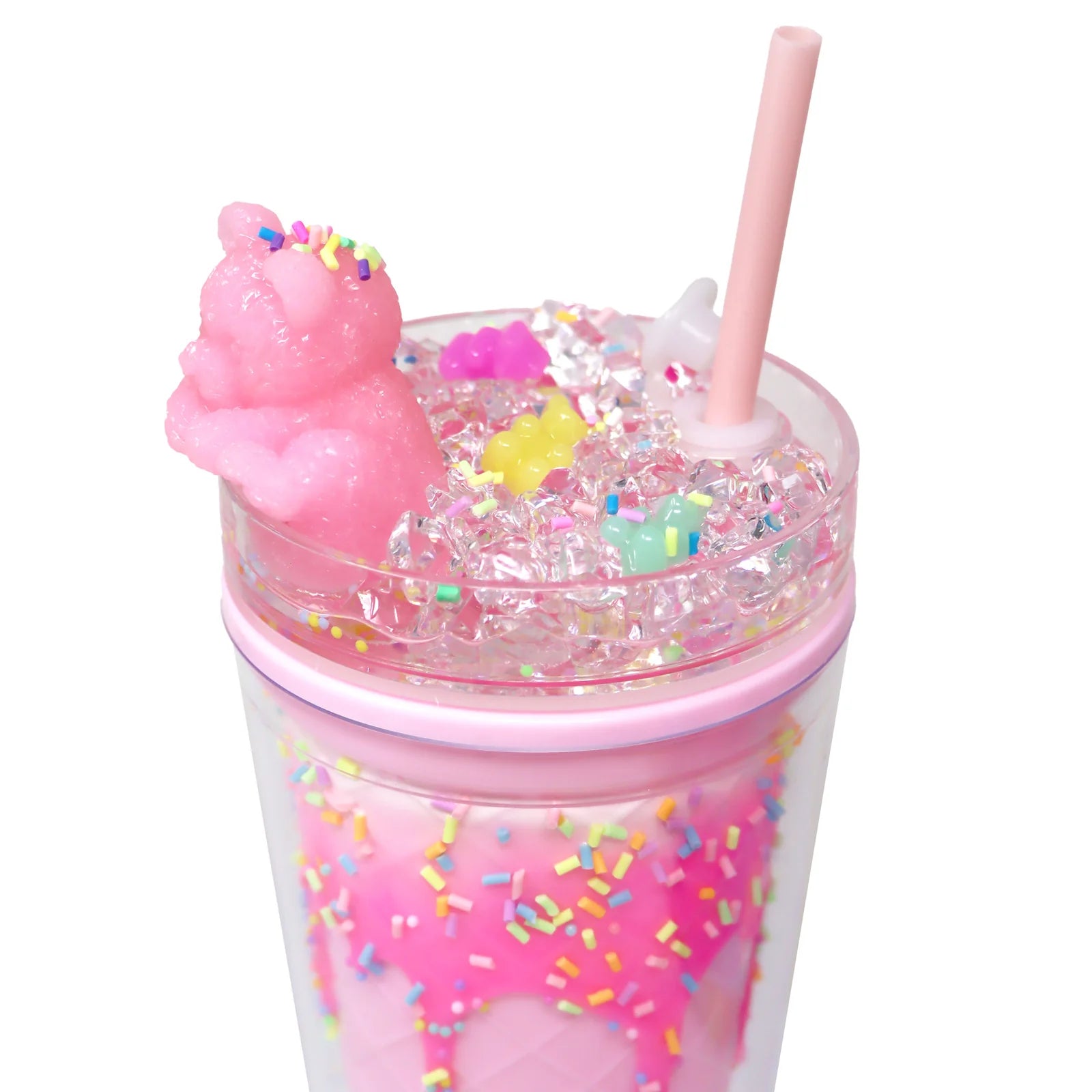 GUMMY BEAR DRINKING CUP: PINK