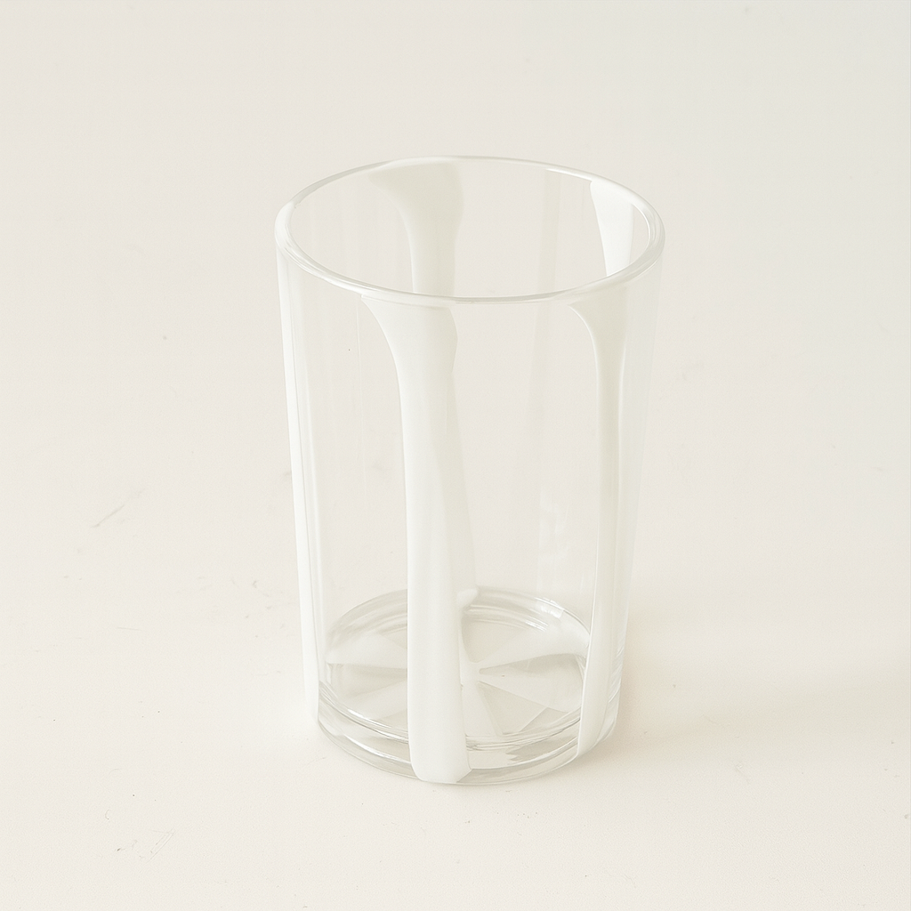 CABANA ACRYLIC TUMBLER: WHITE
