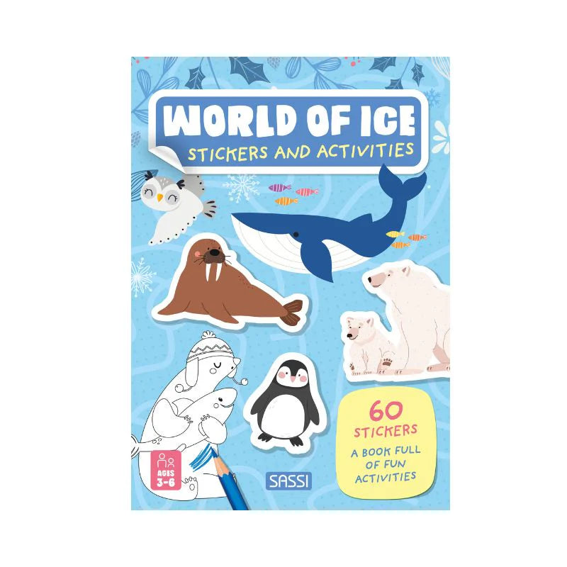 SASSI STICKERS AND ACTIVITIES BOOK:  WORLD OF ICE