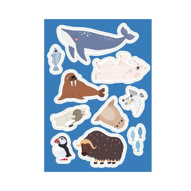 SASSI STICKERS AND ACTIVITIES BOOK:  WORLD OF ICE