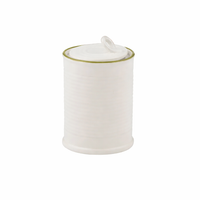 LATTA CERAMIC JAR: OLIVE