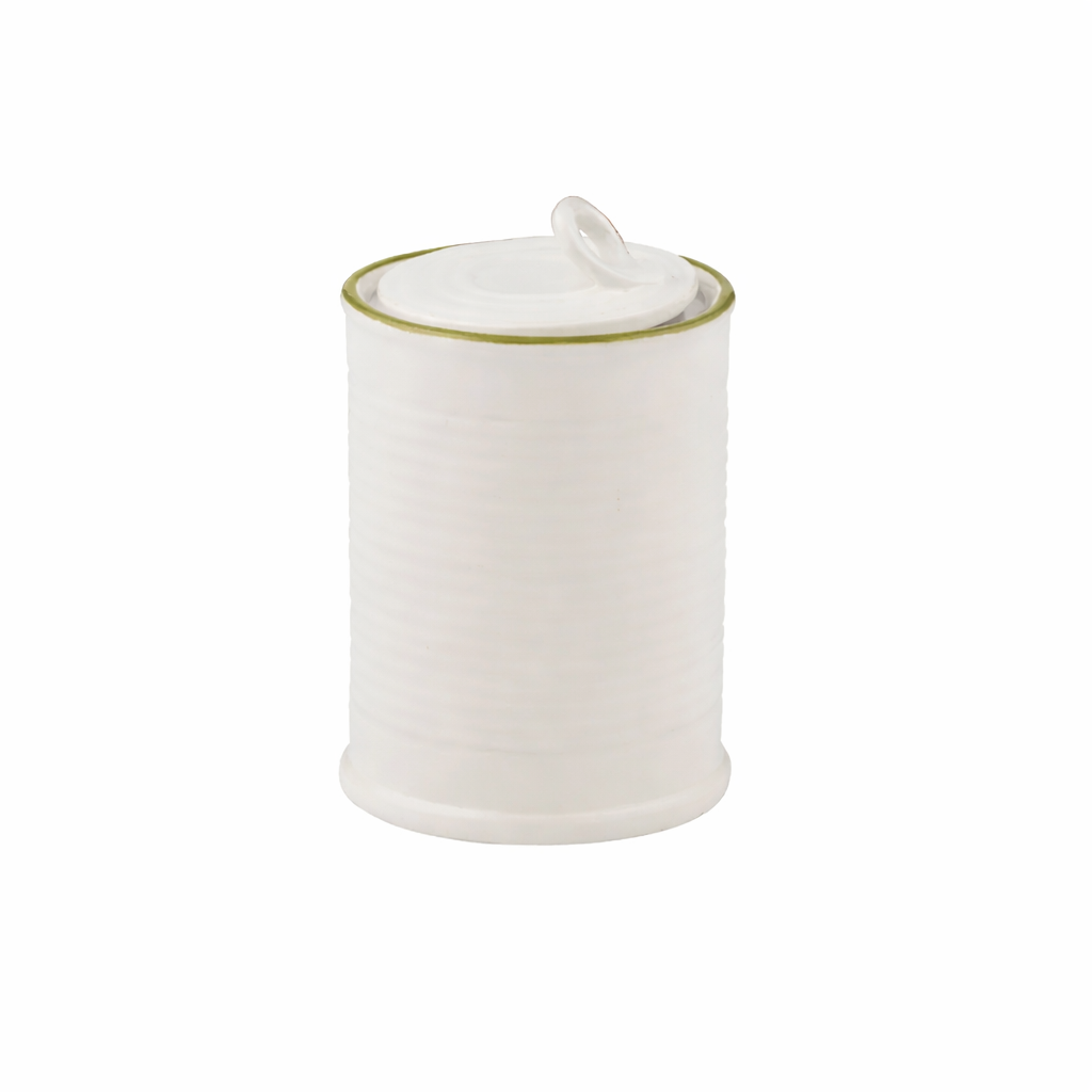 LATTA CERAMIC JAR: OLIVE