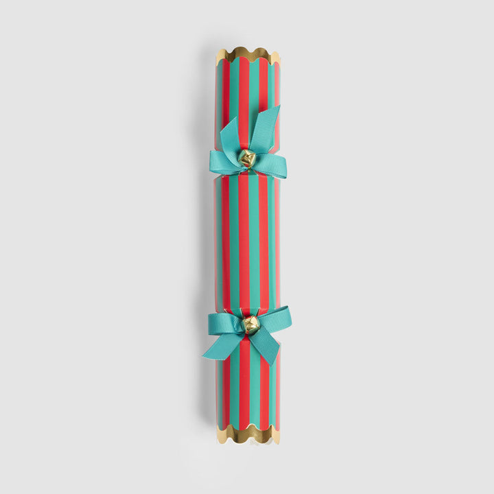 NOEL STRIPE CRACKERS 6PC, EMERALD
