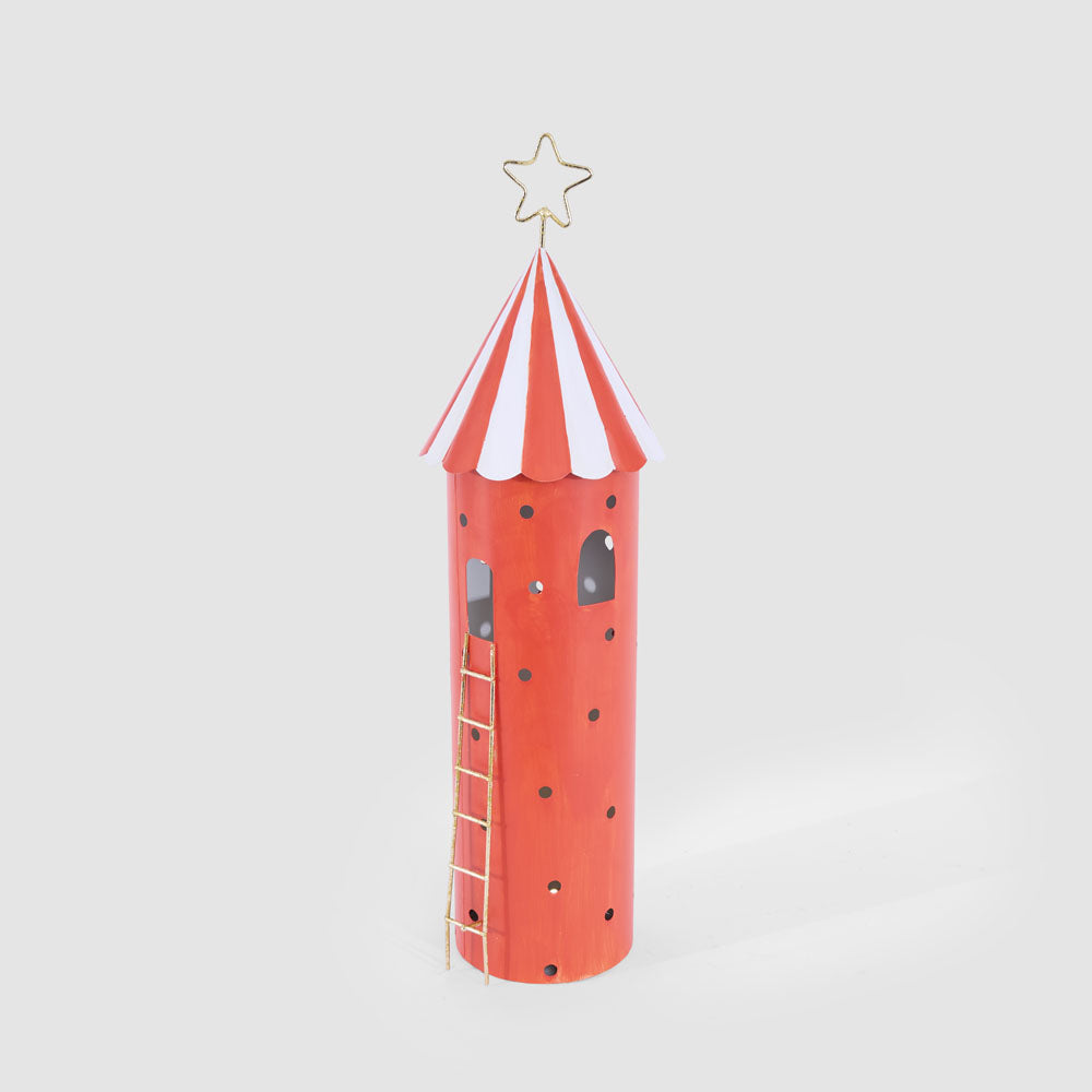 CARNIVAL TENT TALL WITH LED, RED