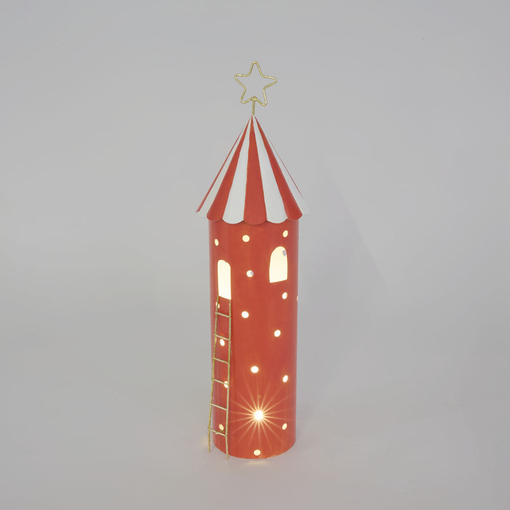 CARNIVAL TENT TALL WITH LED, RED