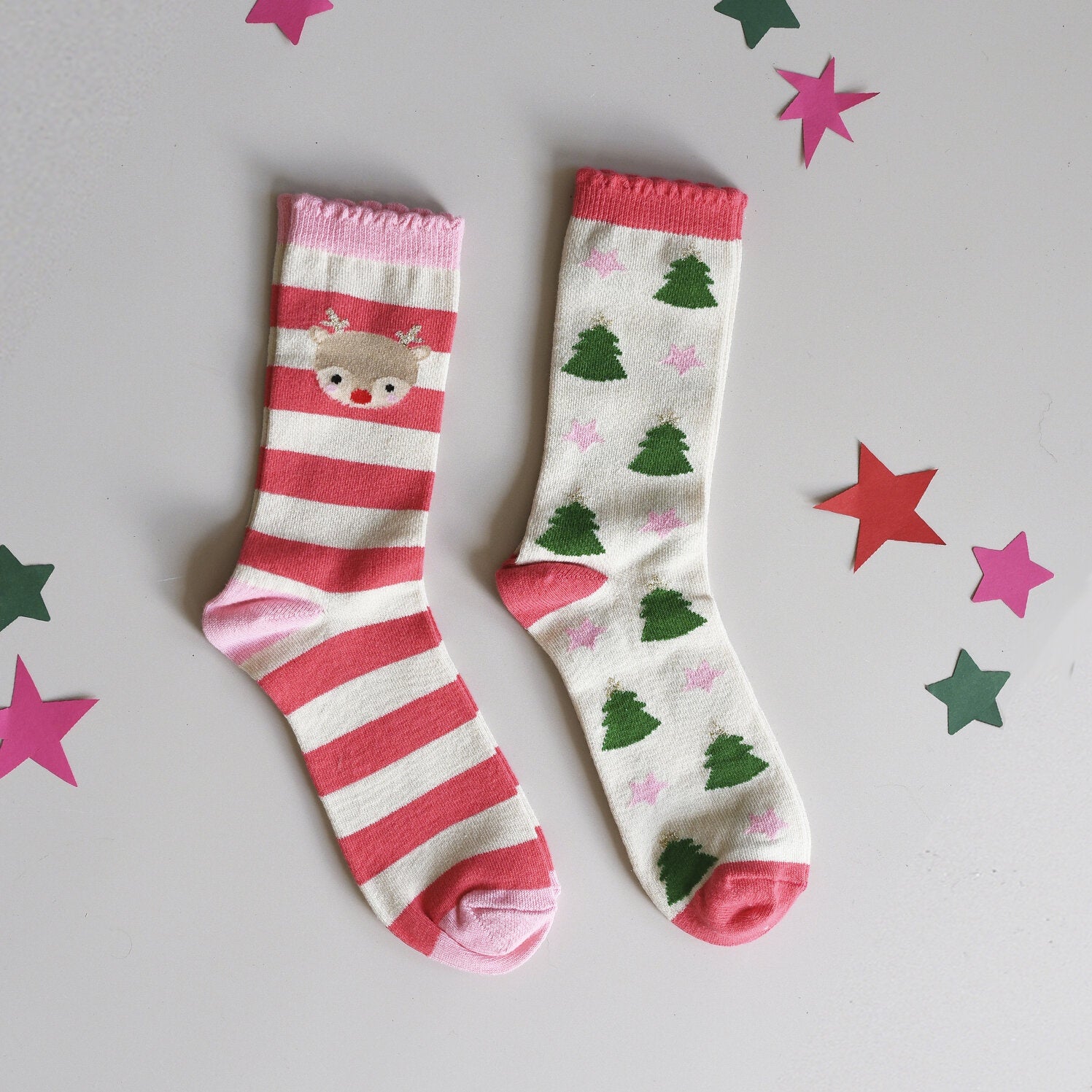 ROCKAHULA KIDS JOLLY CHRISTMAS SOCKS 2PC