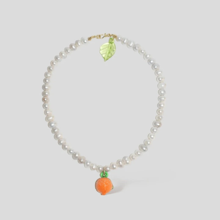 JEAN RILEY TANGELO NECKACE: XL PEARL CHAIN
